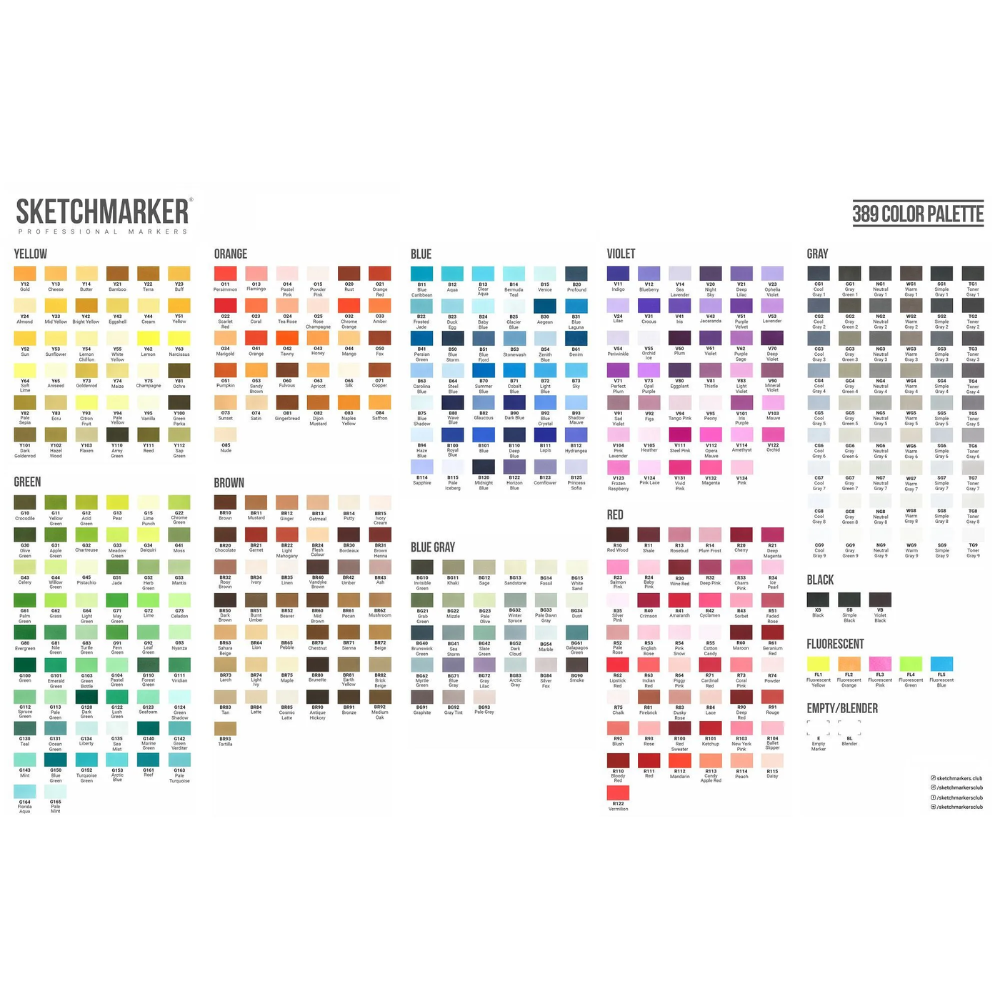 Маркер перманентный двусторонний "Sketchmarker", GG3 серо-зеленый 3 - 2