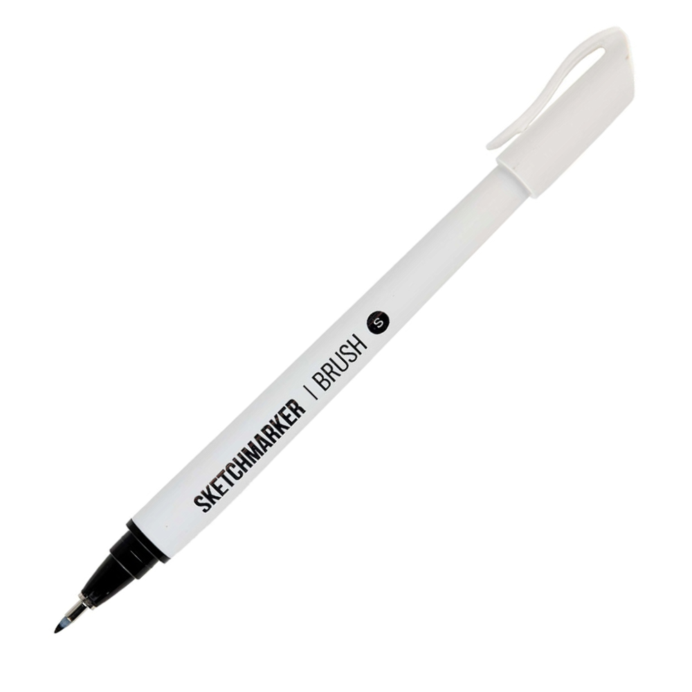 Ручка капиллярная "Sketchmarker brush small", черный