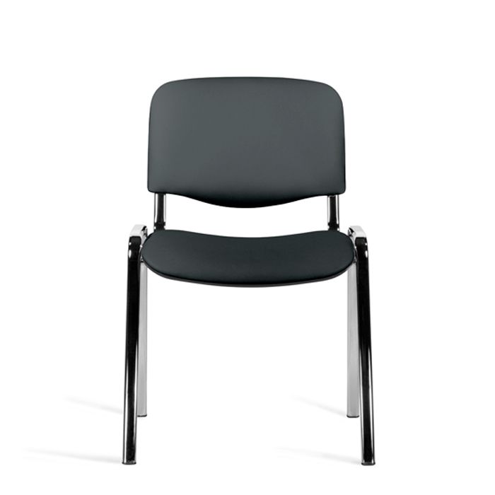 Стул для посетителей UTFC "ИЗО CH Z11", кожзам, металл, черный