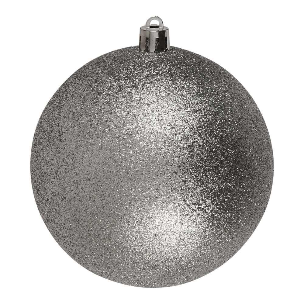 Шар елочный "183253", 10 см, пластик, ассорти, 3 шт/уп. - 4