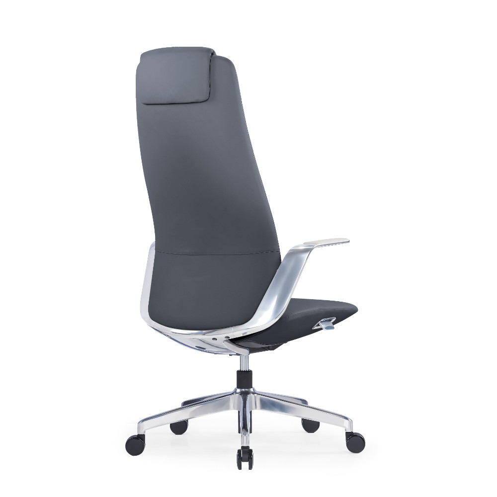Кресло для руководителя SitZone CH-515A, кожа, алюминий, черный, -30% - 4