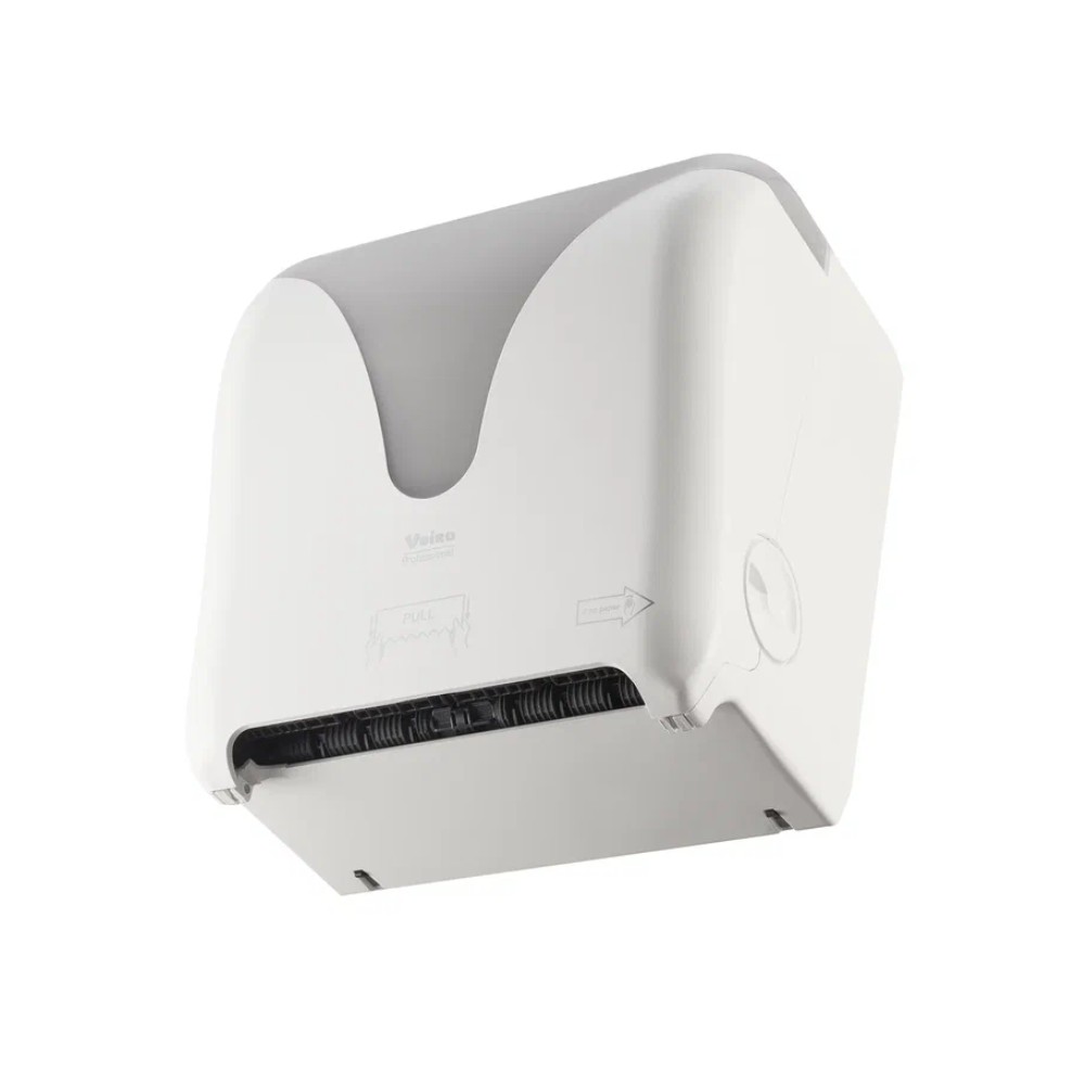 Диспенсер для полотенец рулонных "VEIRO Professional POD", пластик, белый - 6