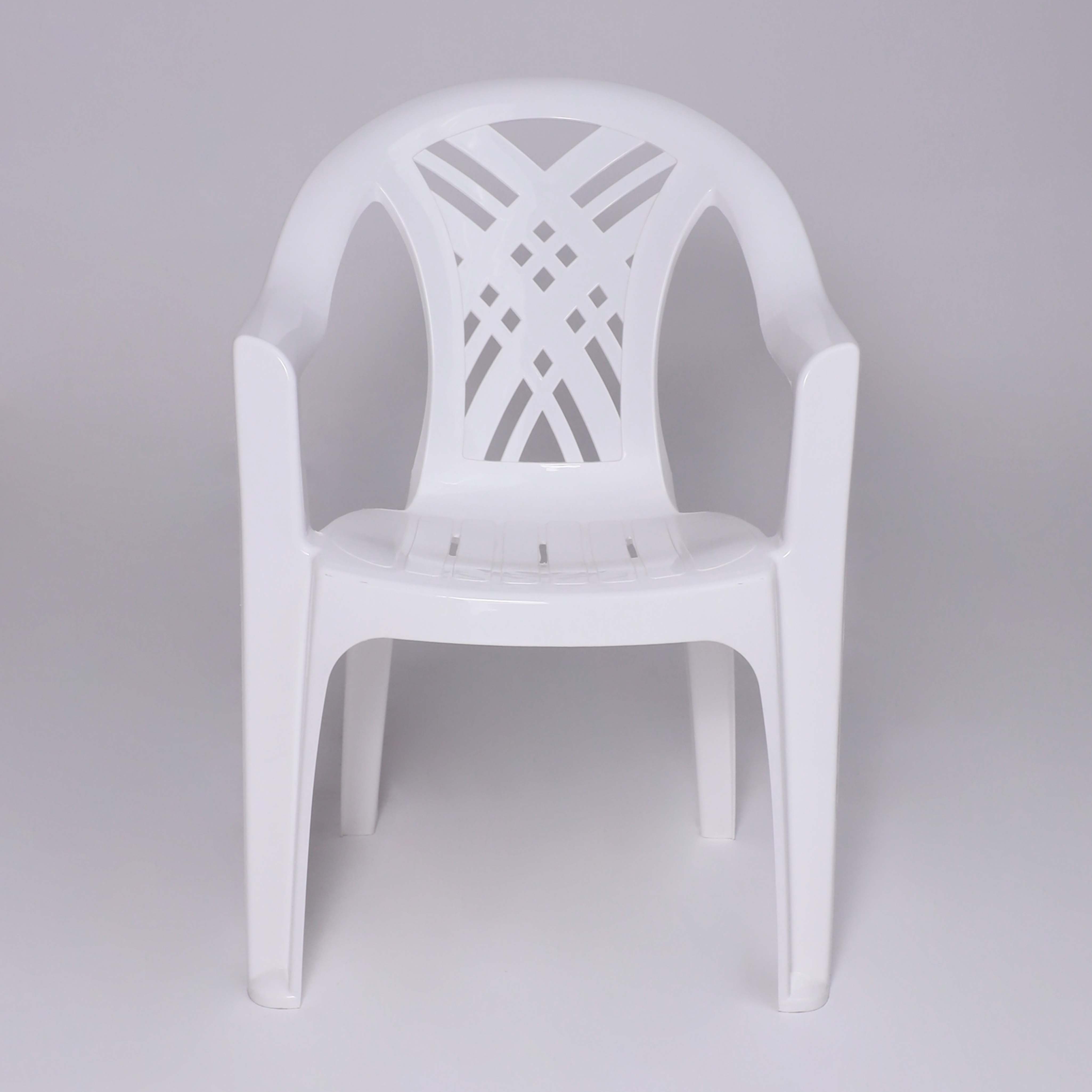 Кресло садовое №6 "Престиж-2", пластик, белый