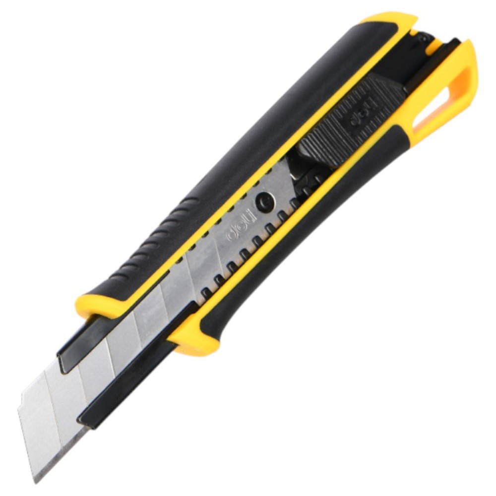 Нож универсальный "Deli DL003H", 18 мм, усиленный