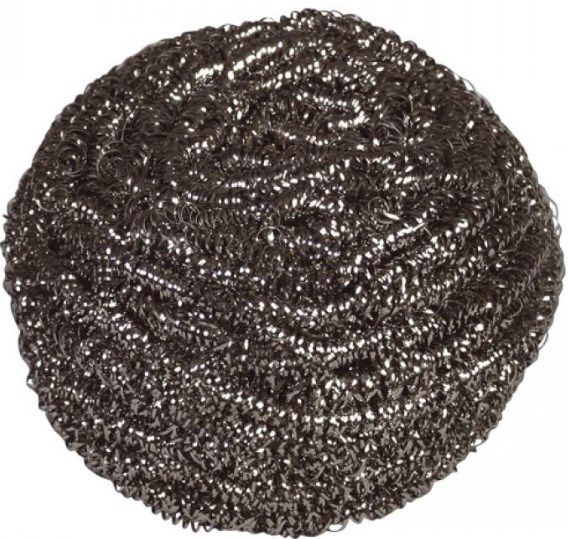 Губка металлическая спиральная "Инокс"