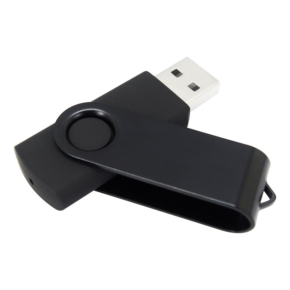 USB Flash накопитель 2.0 16 Gb VDF-008 СС, пластик, металл, черный