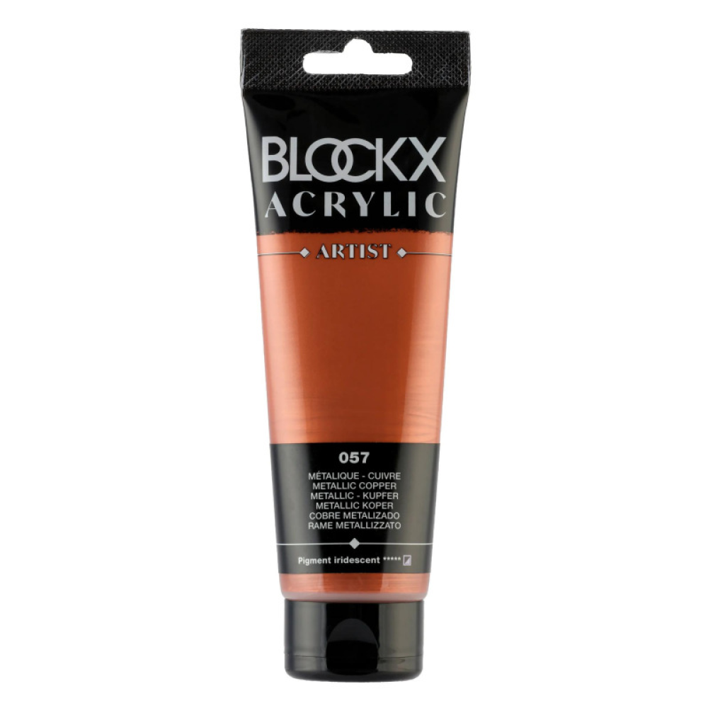 Краски акриловые "Blockx", 057 медь металлик, 120 мл