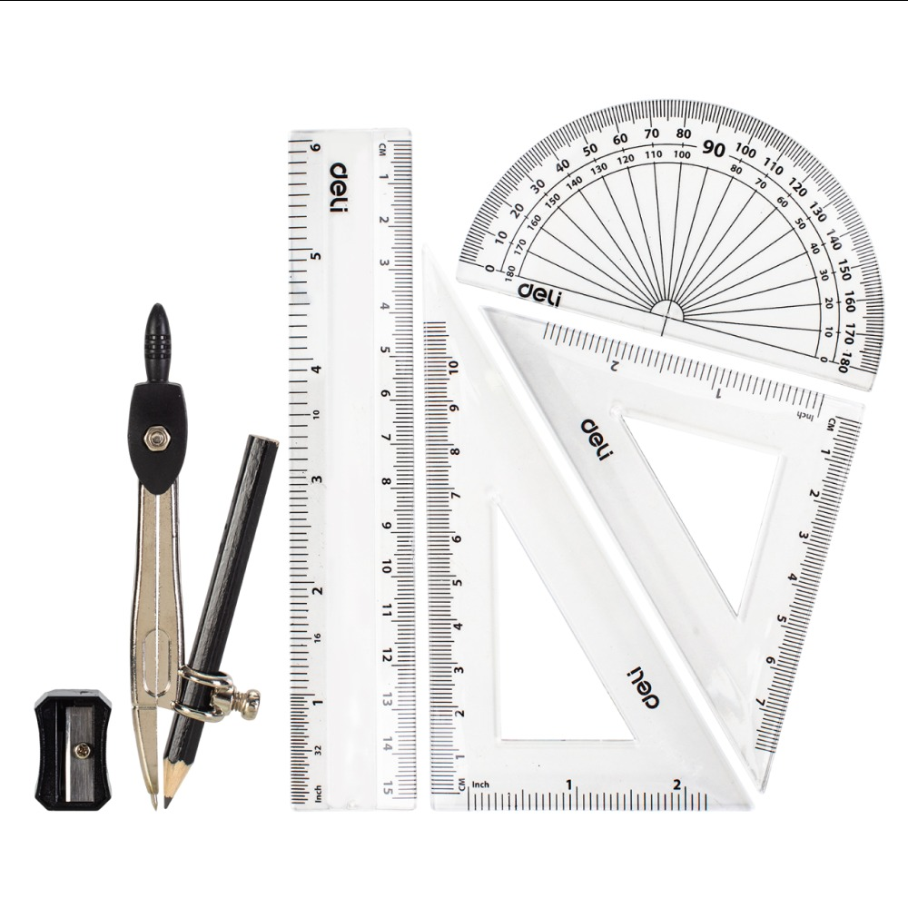 Набор для черчения "Deli EG30505", ассорти, -50%