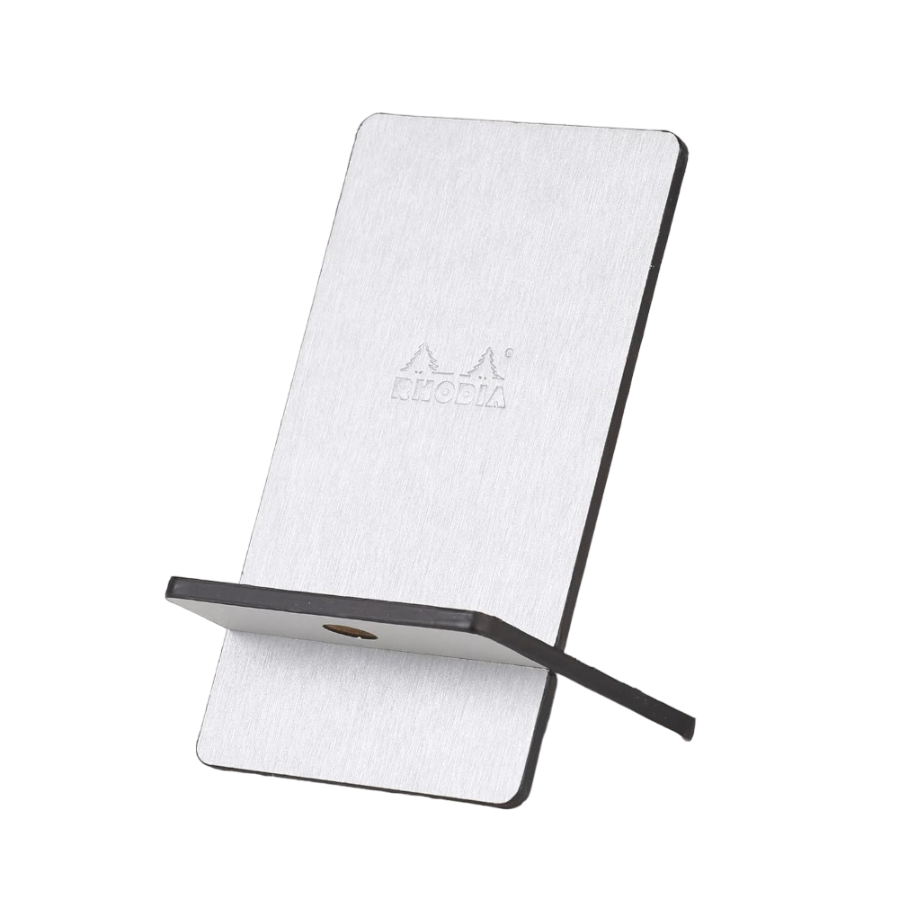 Подставка для мобильного телефона "Rhodiarama", дерево, серебро