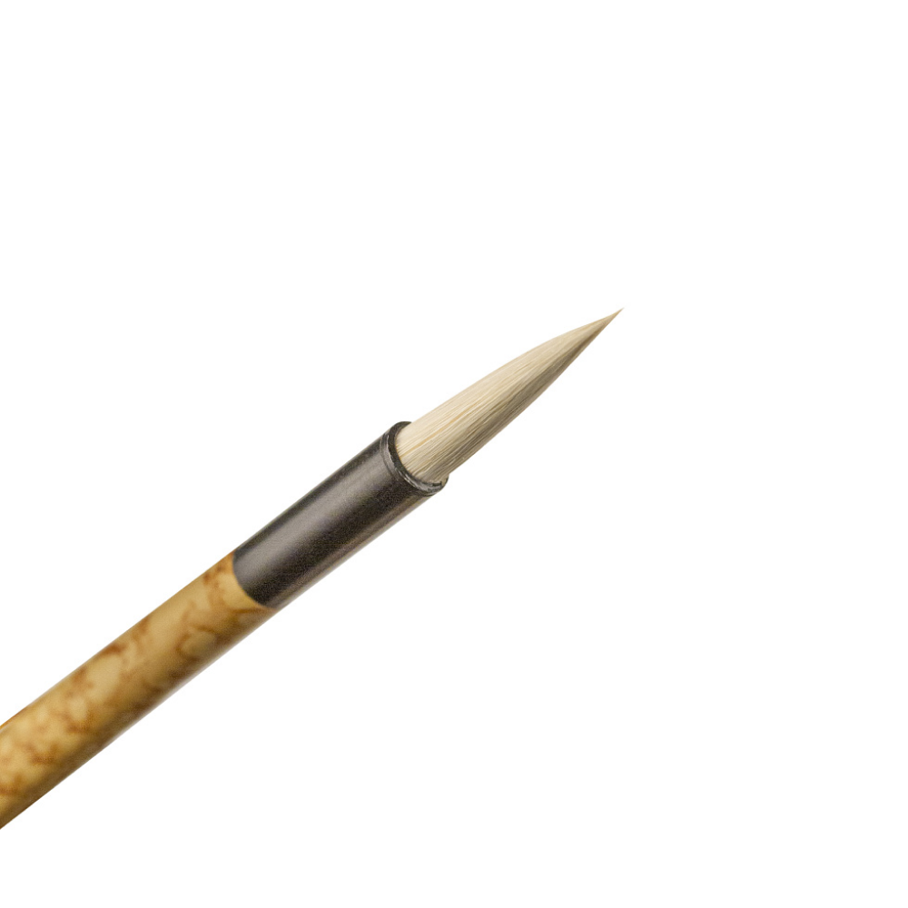 Кисть "Pinax" для каллиграфии, коза, синтетика, круглая, №4