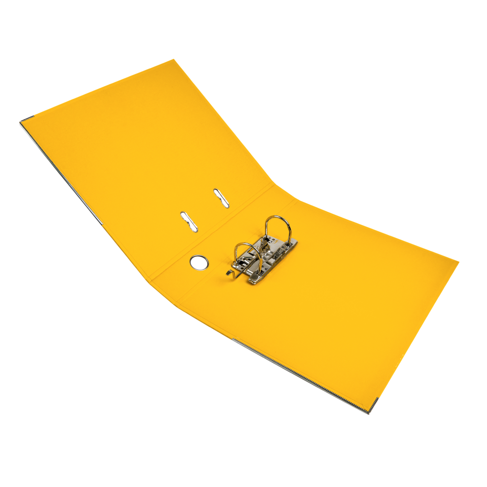 Папка-регистратор "Yesli:", А4, 50 мм, ПВХ, желтый - 5