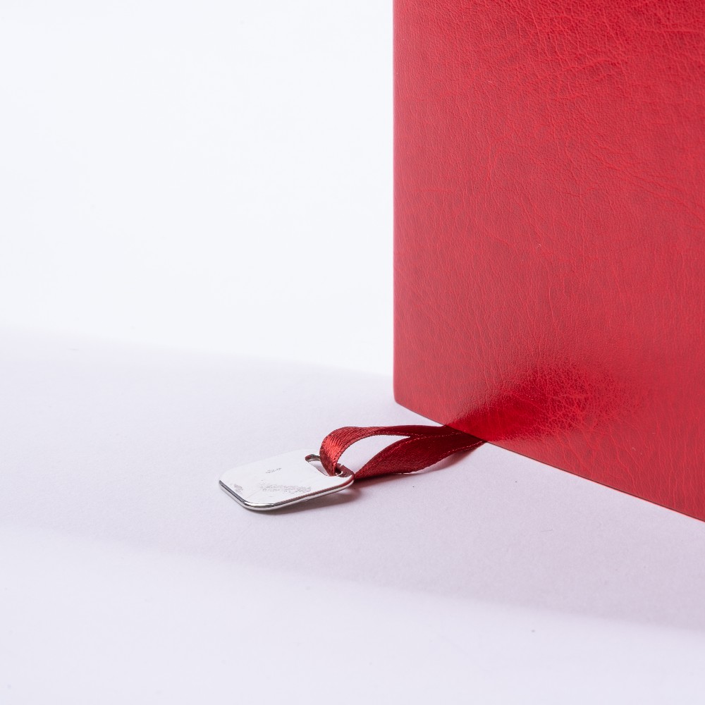 Ежедневник недатированный Acar "Lotce", A5, 272 страницы, красный - 4