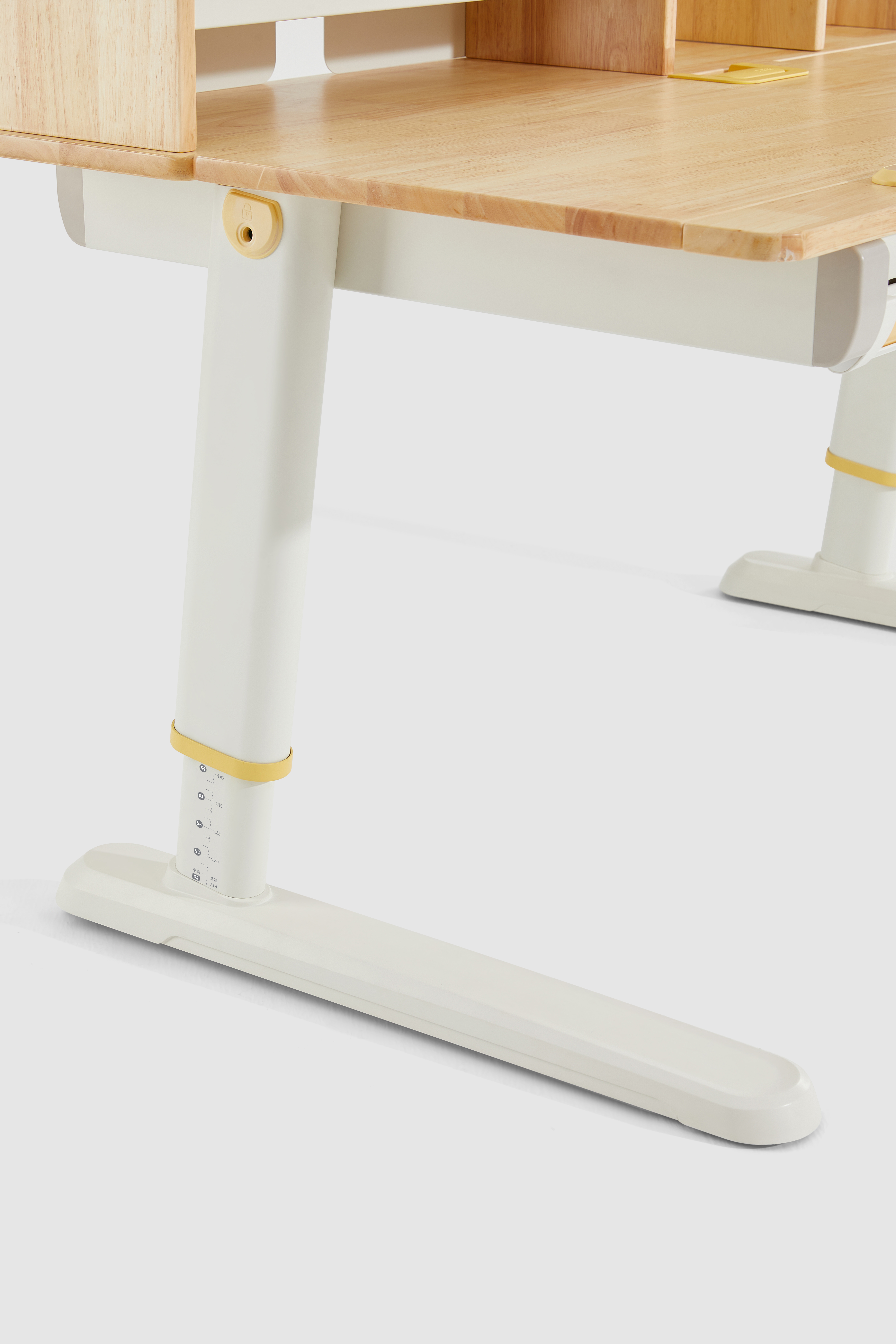 Стол Ergosmart регулируемый Galleon, 1200х700х(520-760) мм, гевея, с книжной полкой - 10