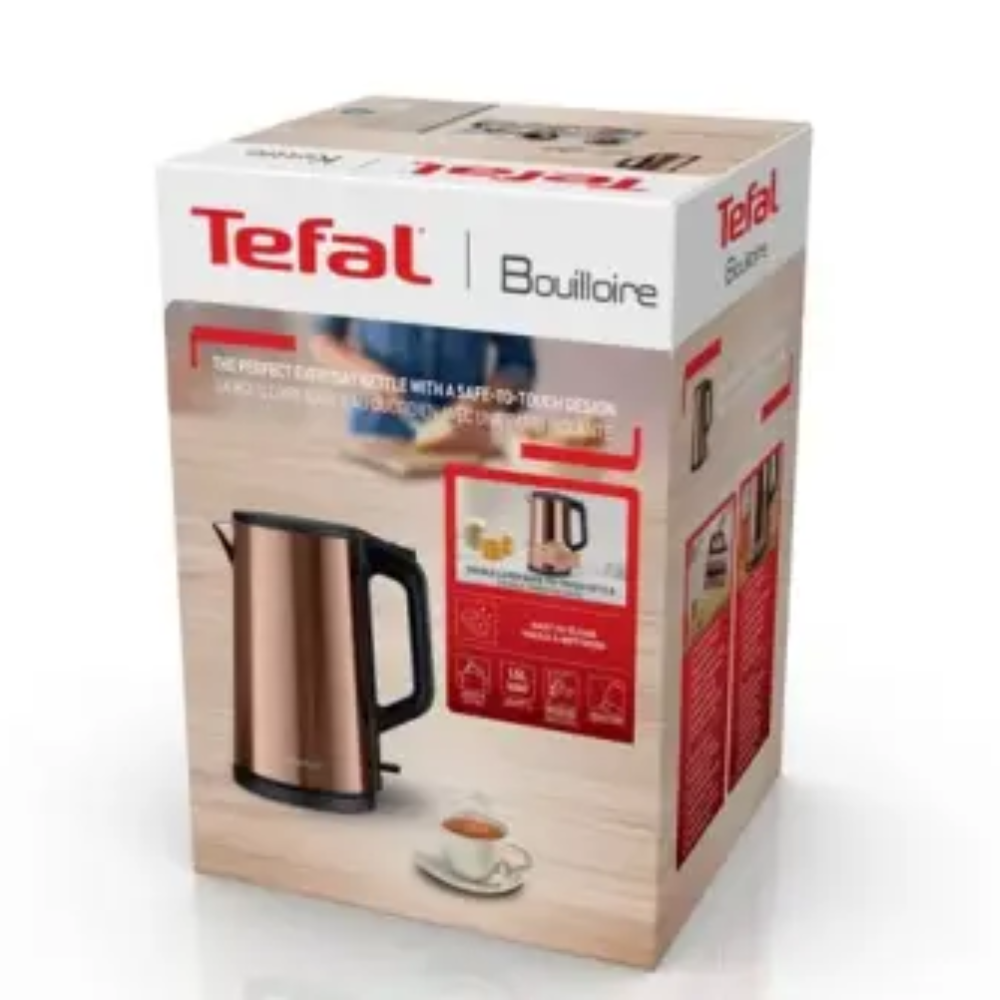 Электрочайник Tefal KI583C10, нержавеющая сталь, золотой, черный - 10