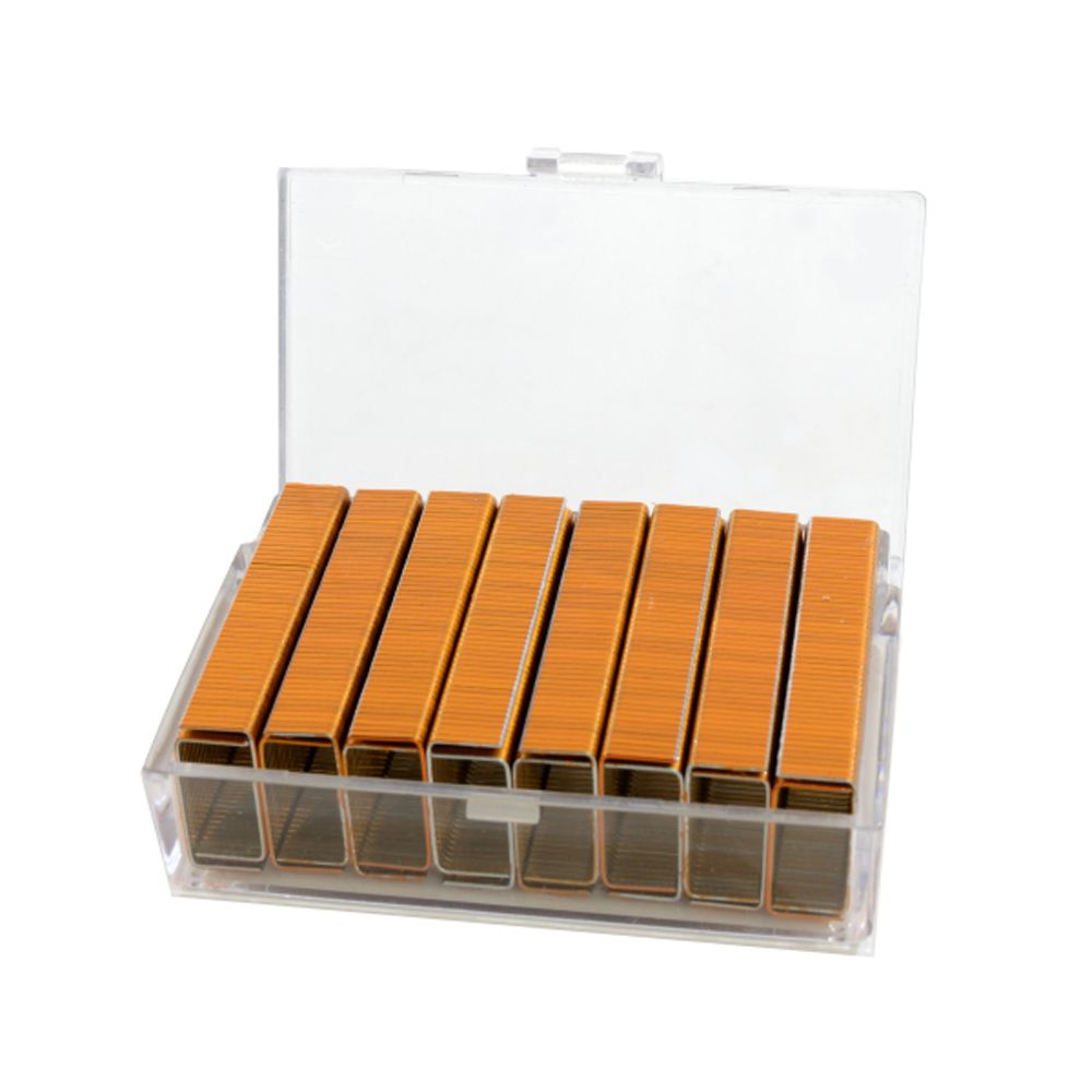 Скобы "Kangaro", 24/6, 800 шт, желтый