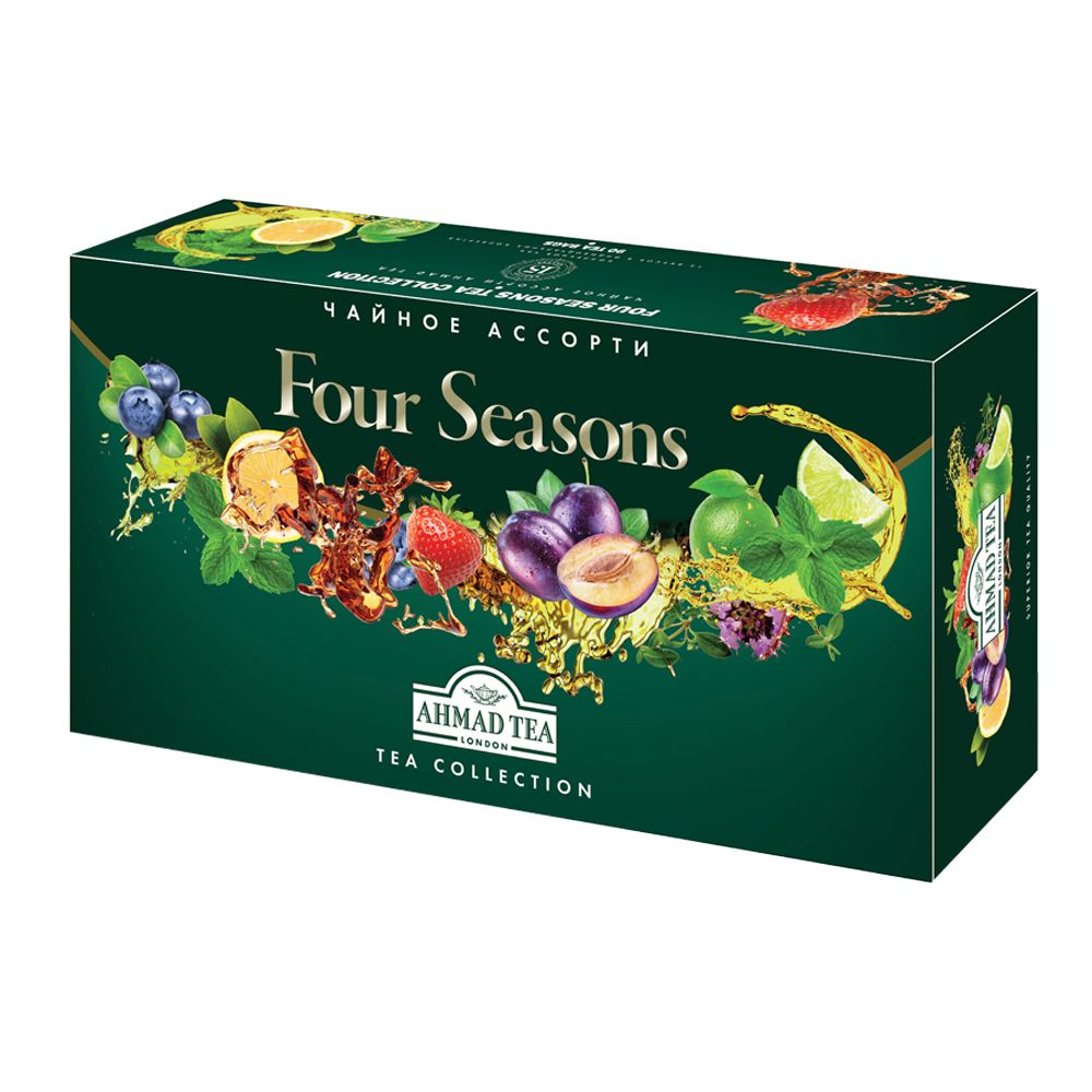 Чай "Ahmad Tea" Four Seasons Tea Collection, 90 пакетиковx1.8 г, ассорти
