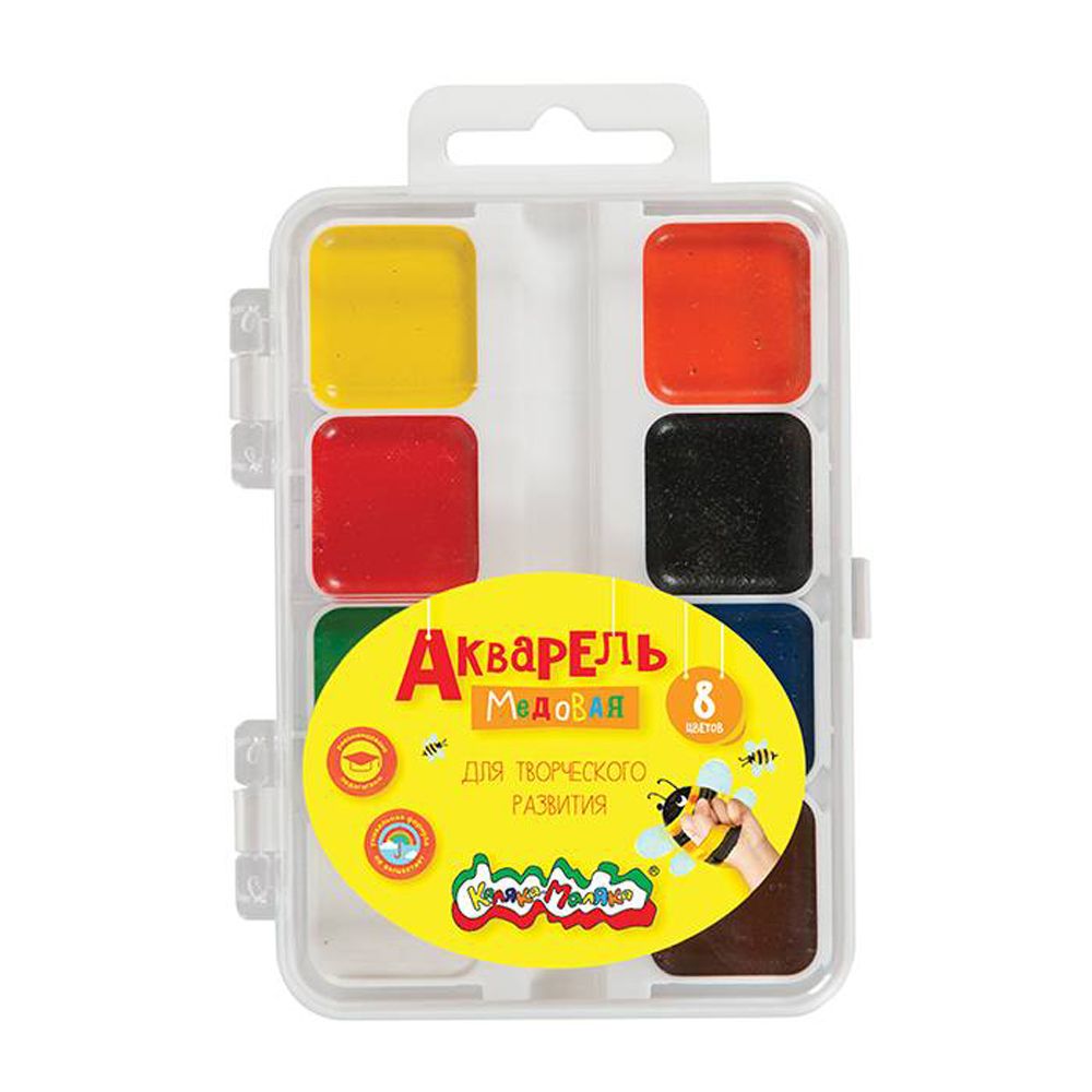 Краски акварельные "Каляка-Маляка"