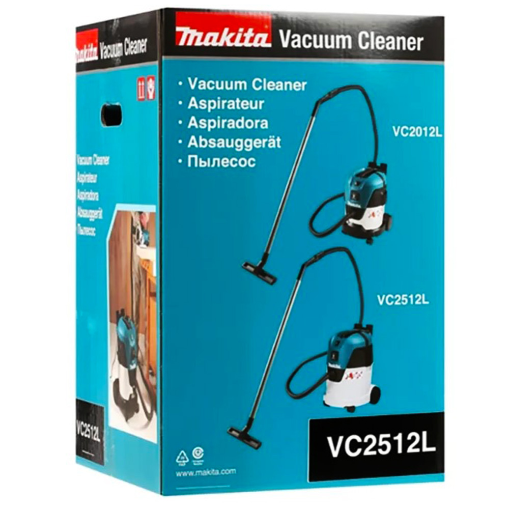 Пылесос строительный MAKITA VC2512L, 1000 Вт, 25 л - 9