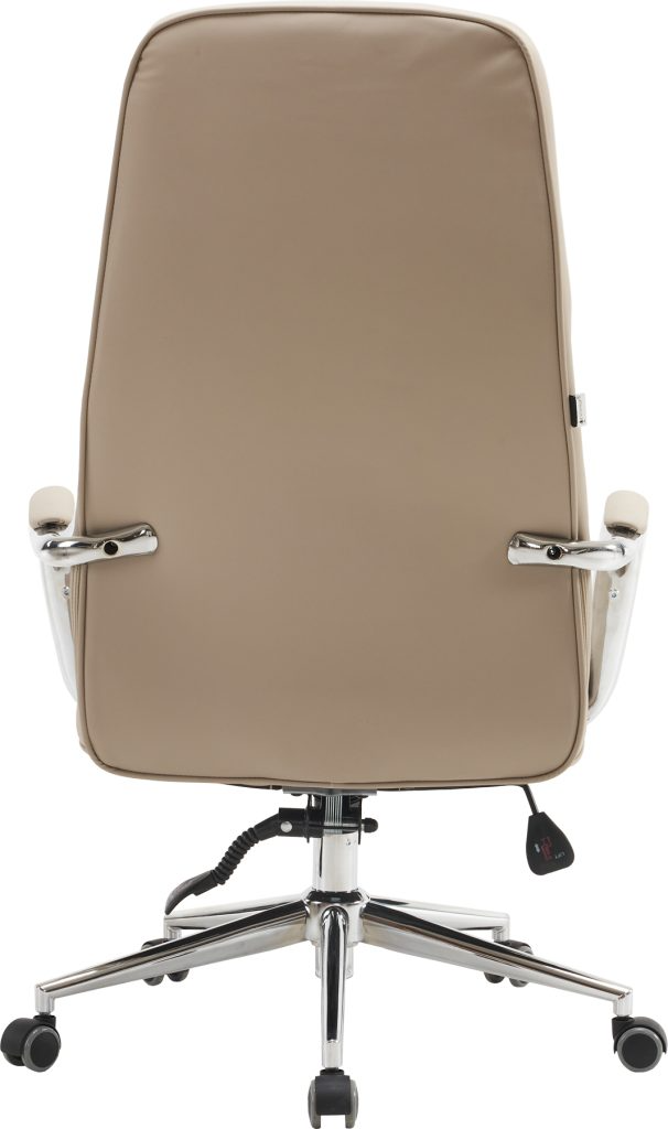 Кресло д/руководителя EVERPROF Vesta экокожа, бежевый, крестов. хром - 5