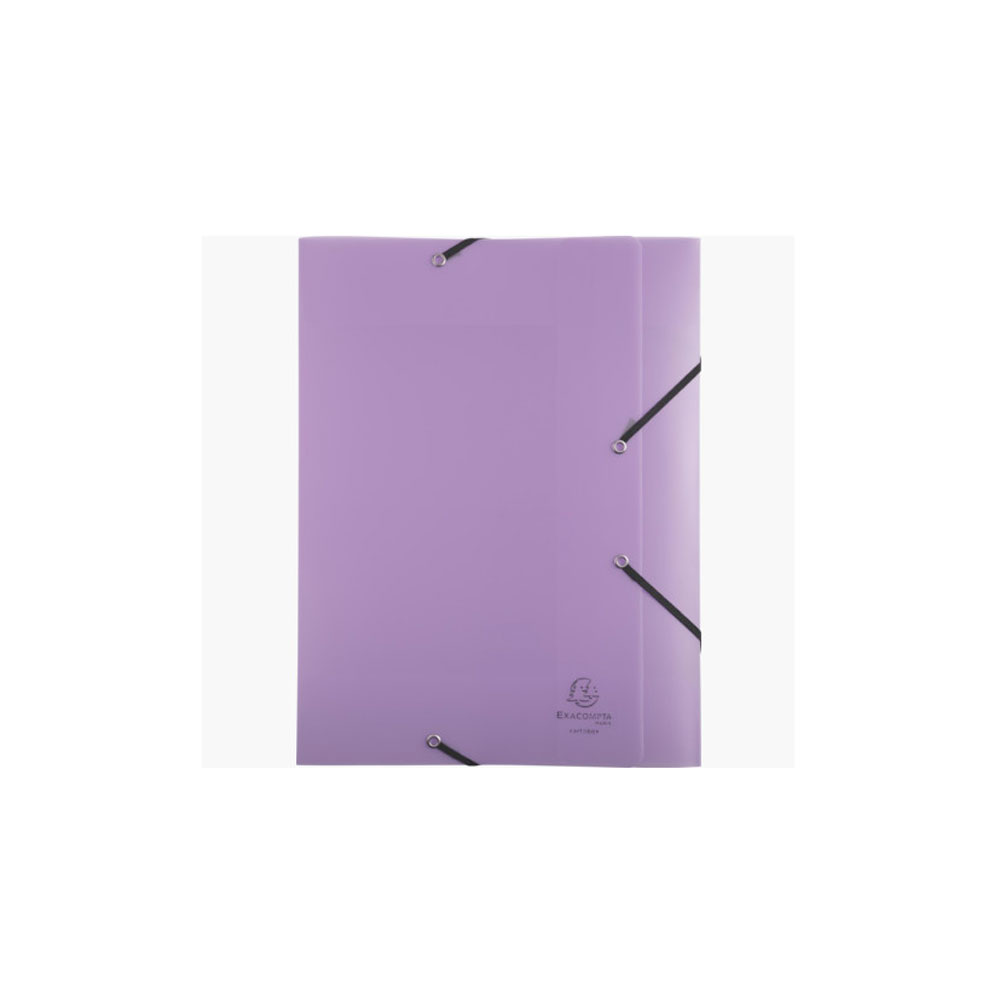 Папка на резинках "Chromaline Pastel", A4, 25 мм, пласт., ассорти - 6