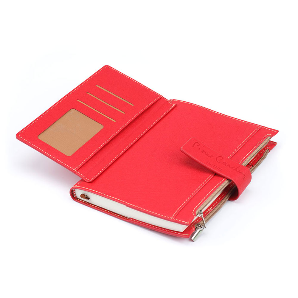 Книга записная "Pierre Cardin", А5, 256 листов, линованный, красный