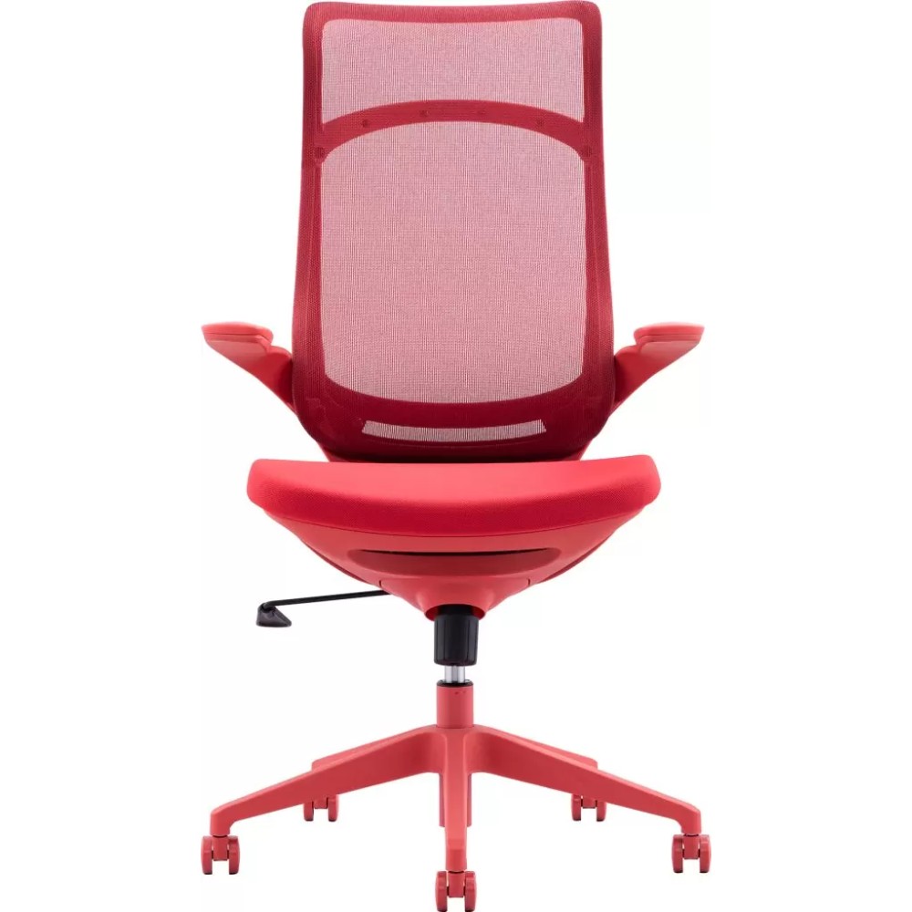 Кресло для руководителя EVERPROF Spirit, сетка, красный