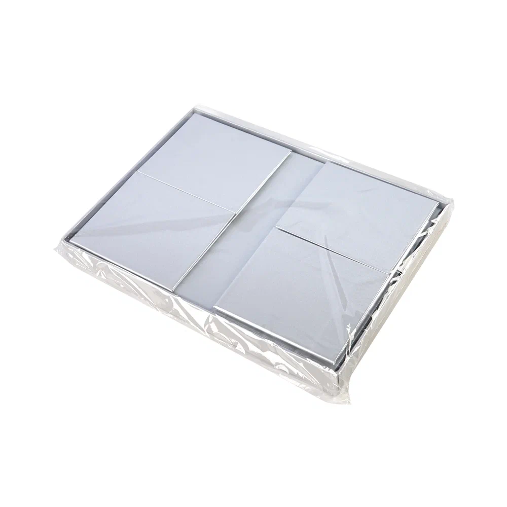 Коробка картонная, 220х160х95 мм, серебро - 9