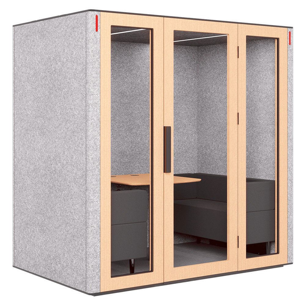 Акустическая кабина двухместная Capsula QUADRO PREMIUM 