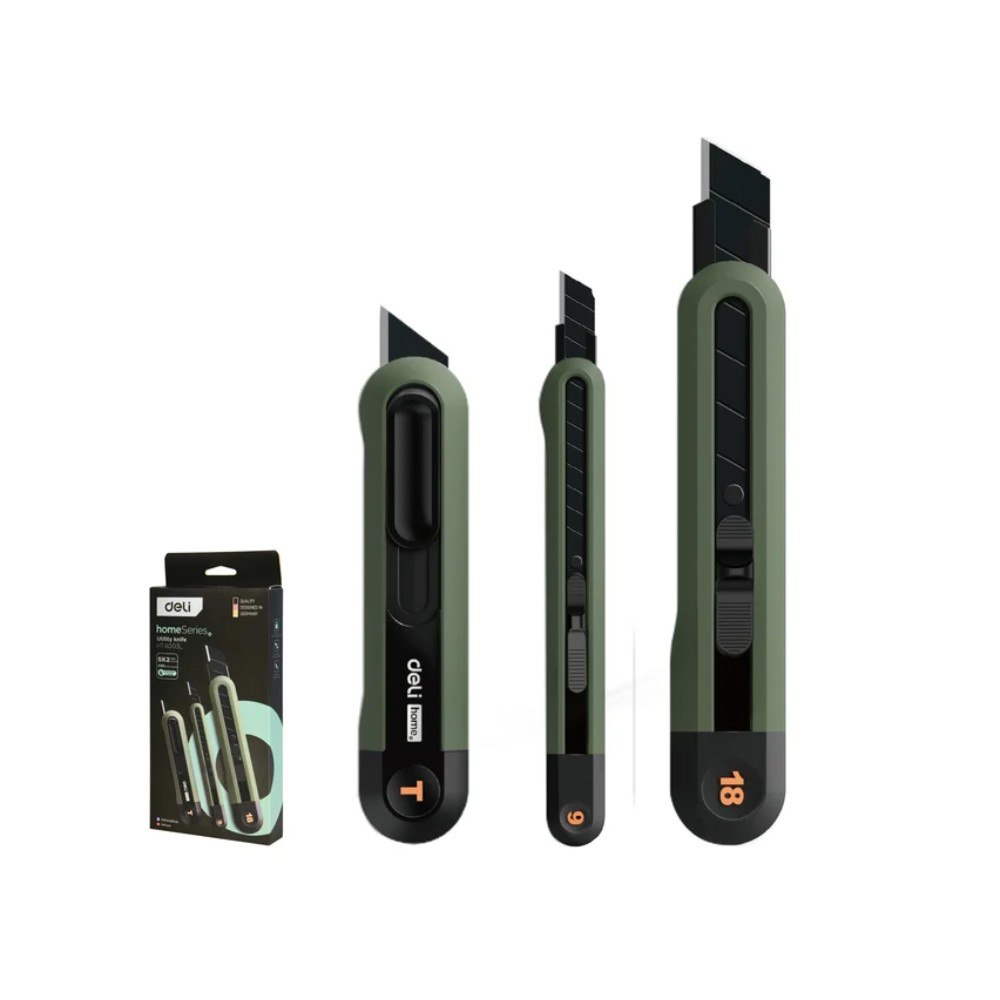 Набор ножей строительных Deli HS EHT4003