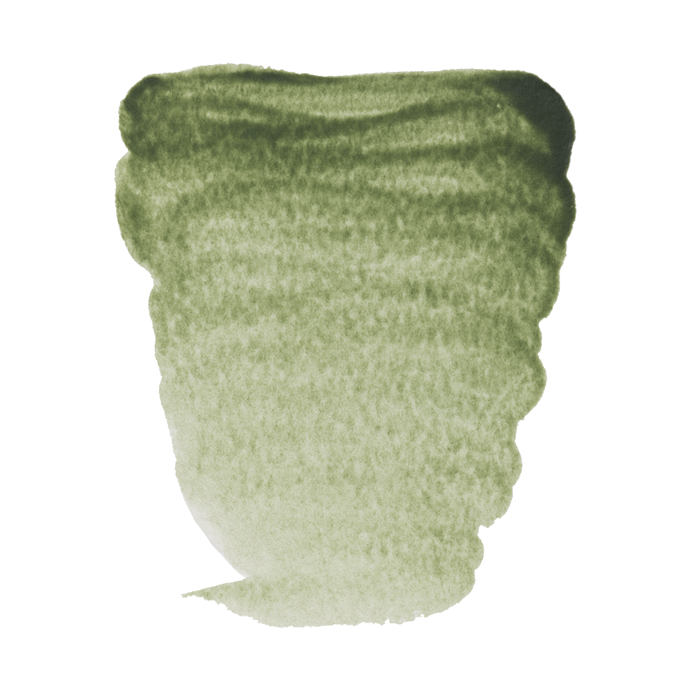 Краски акварельные "Rembrandt", 629 зелёная земля, кювета