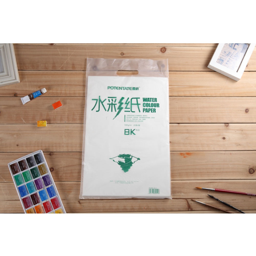 Бумага для акварели "Potentate", целлюлоза, 39х54 см