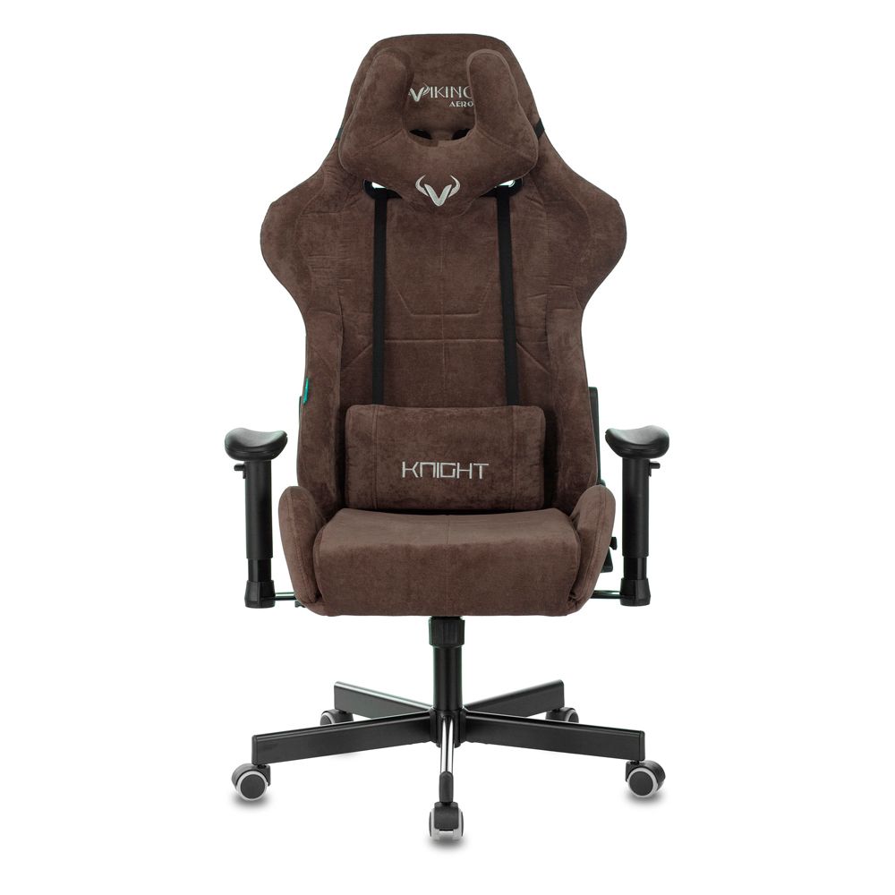 Кресло игровое Бюрократ VIKING KNIGHT Light-10, ткань, металл, темно-коричневый  - 2