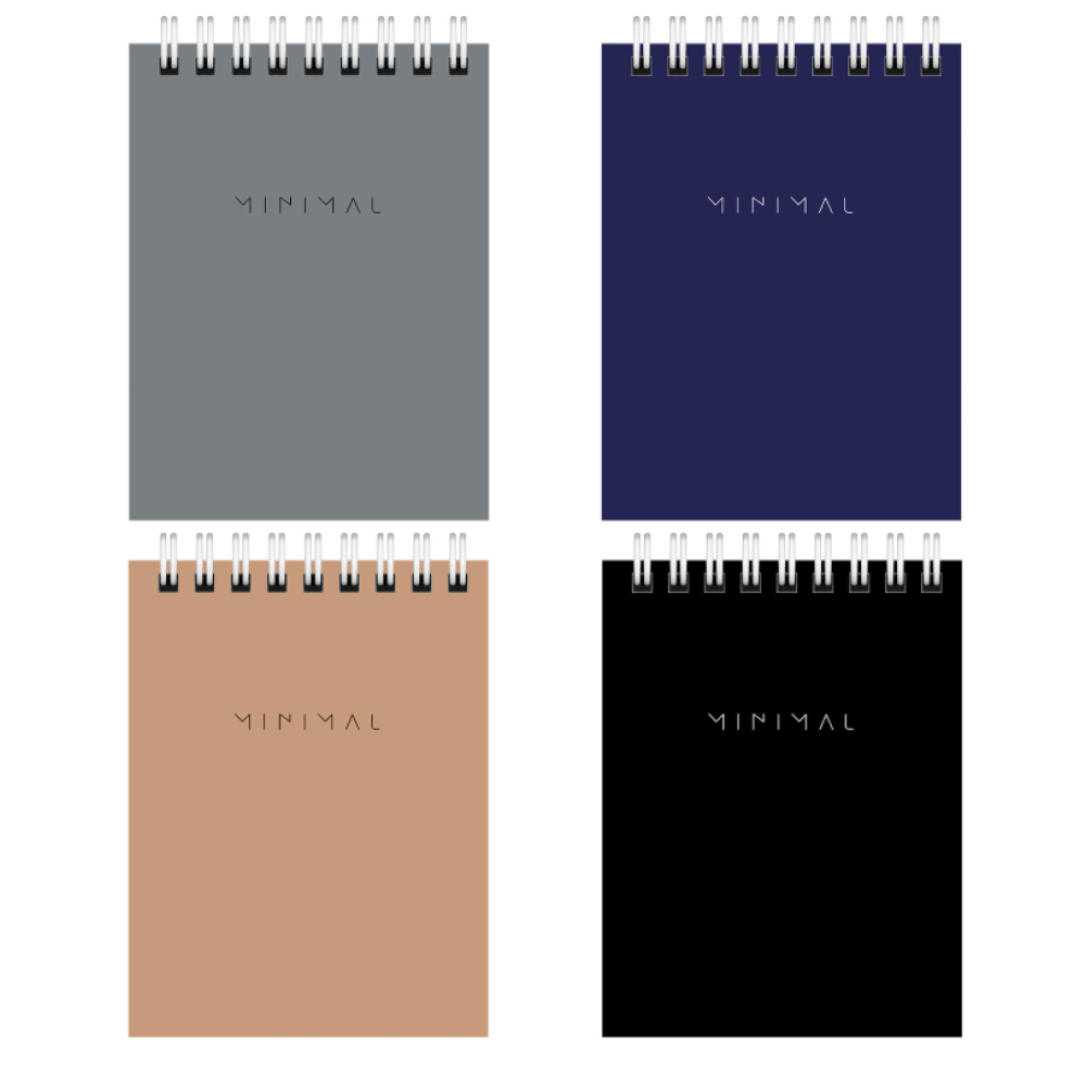 Блокнот "Minimal Classic", А7, 40 листов, клетка, ассорти