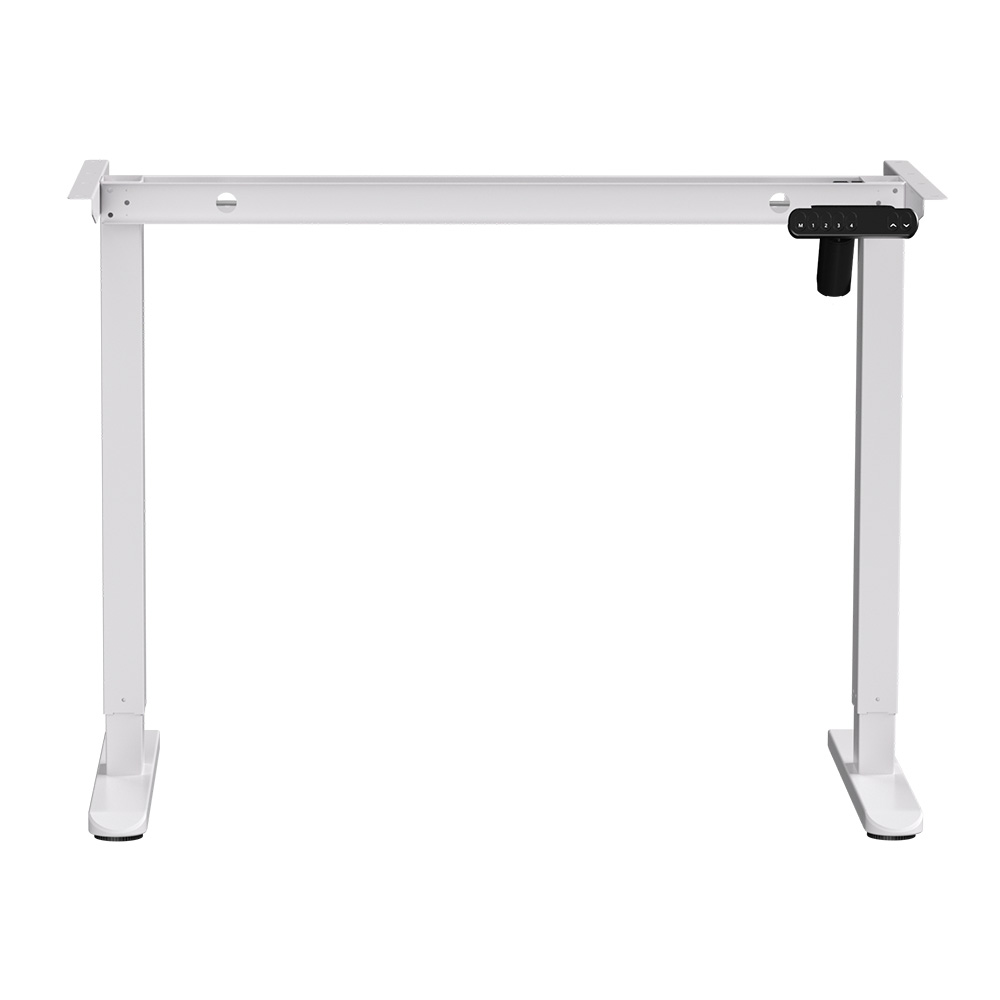 Стол с электроприводом WellDesk Basic 1200x675х18 белый/дуб стирлинг (9191460+9197777) - 3
