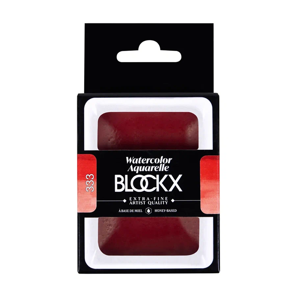 Краски акварельные "Blockx. Giant pan", 333 перилен красный, 18 мл., кювета
