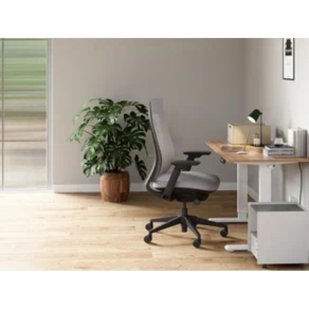 Кресло компьютерное SitZone E-VL002B, сетка, ткань, пластик, черный - 11