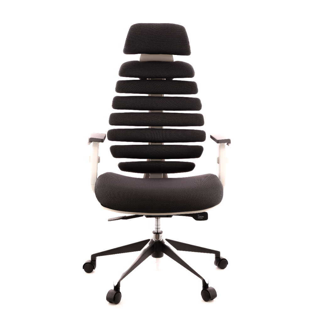 Кресло для руководителя EVERPROF "Ergo", ткань, алюминий, серый