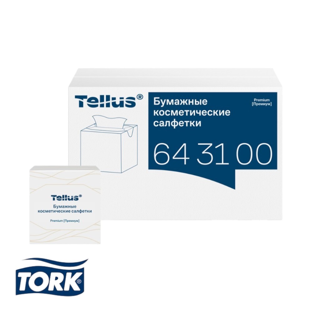 Салфетки косметические Tellus Премиум