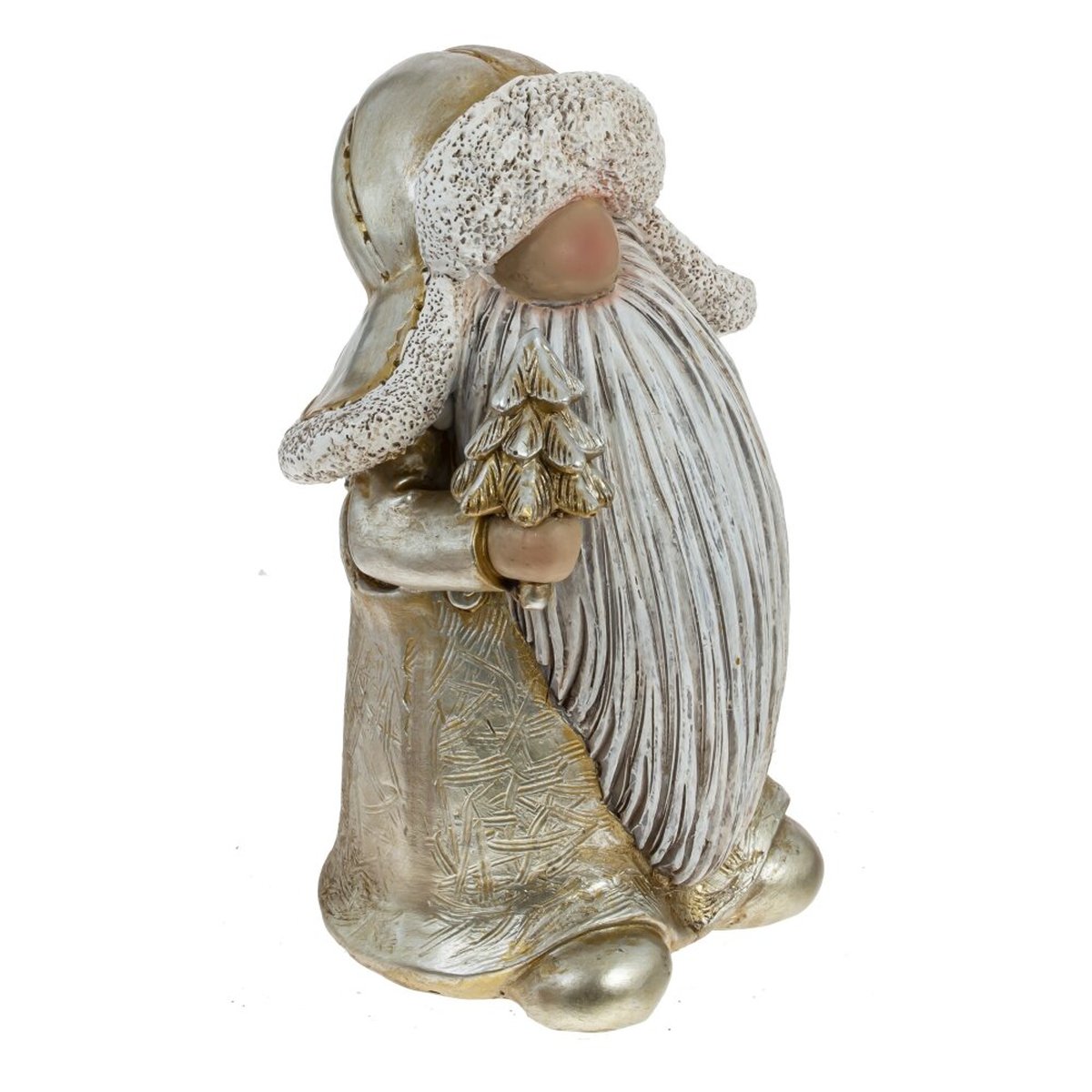 Фигурка "Гном", 15x9 см, полимерный материал, золотой