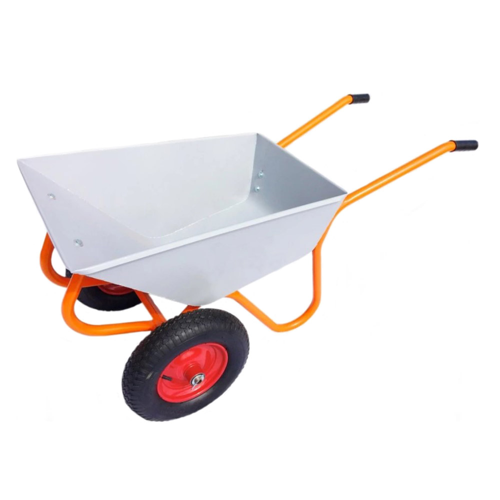 Тачка строительная "КОМ ТССР-2П", 2 пневмоколеса