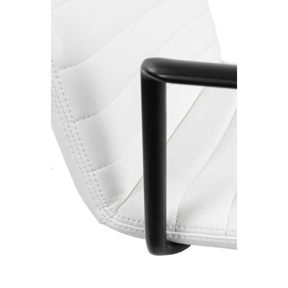 Кресло для персонала EVERPROF Dallas, экокожа, белый - 5