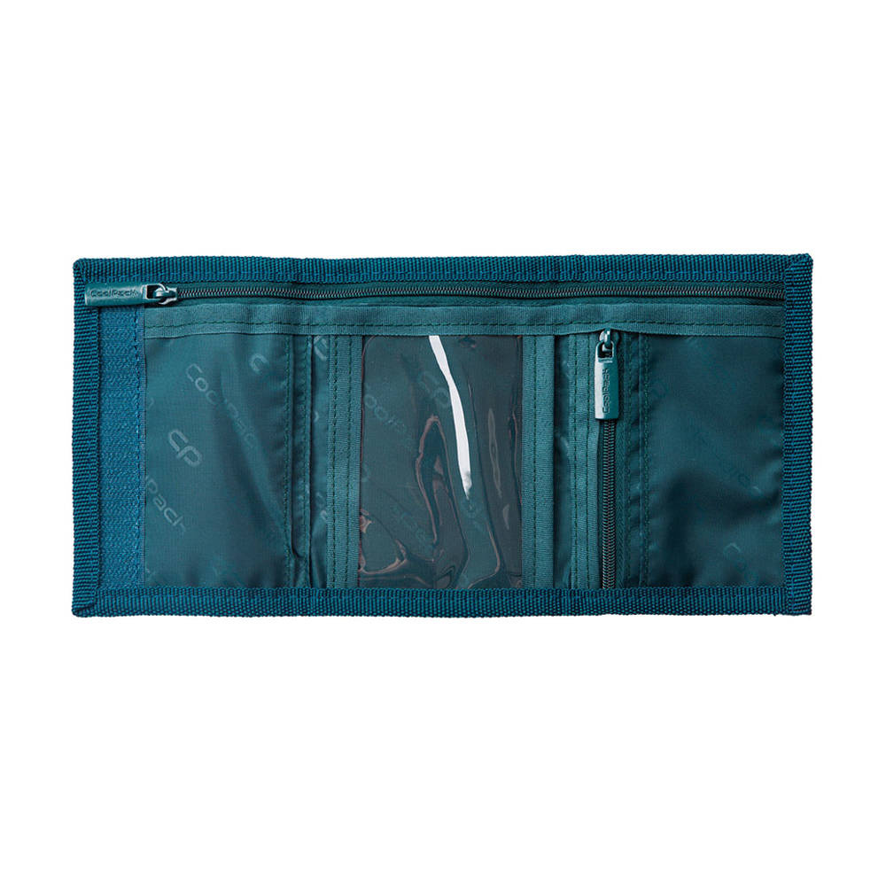 Кошелек "Sunny day", полиэстер, голубой, зеленый