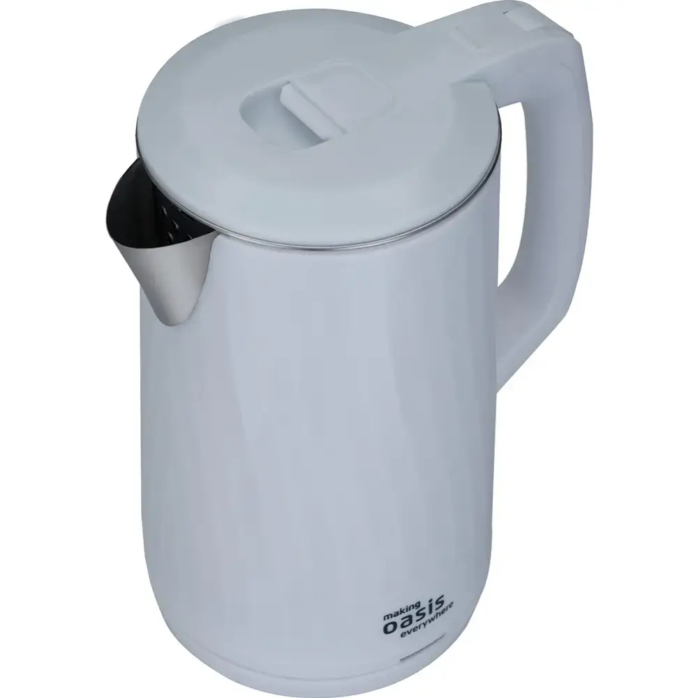 Электрочайник Oasis K-13PW, пластик, белый