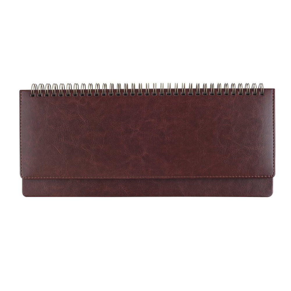 Еженедельник датированный "Sidney Nebraska" 2026, коричневый - 2