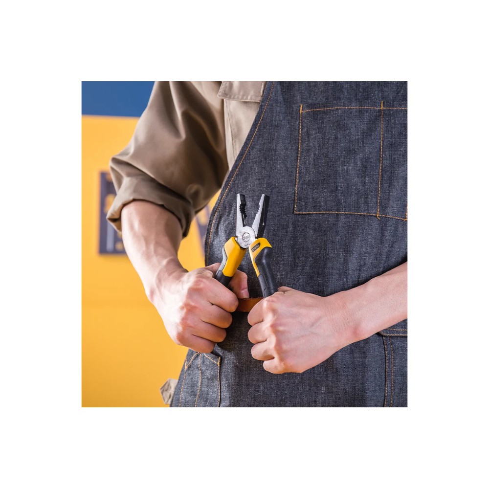 Плоскогубцы Deli YS EDL2008Z, 200 мм., желтый, черный - 5