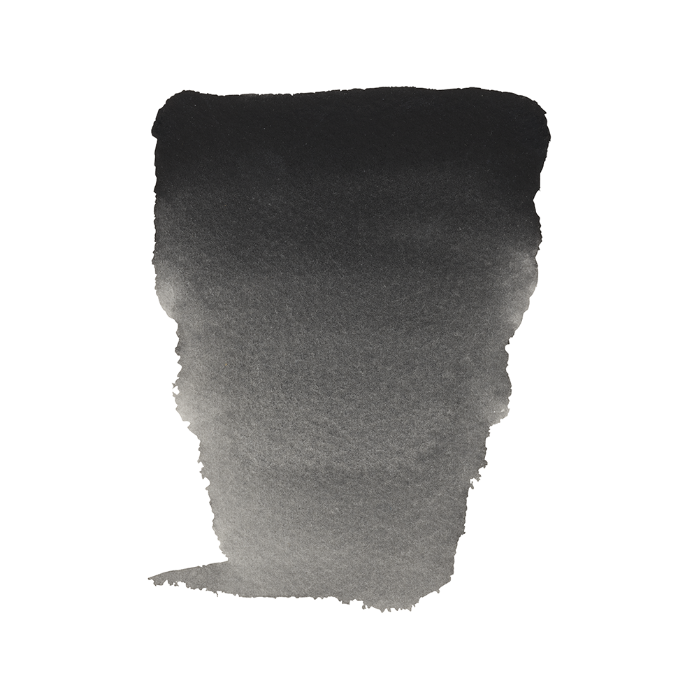 Краски акварельные "Rembrandt", 702 сажа газовая, кювета