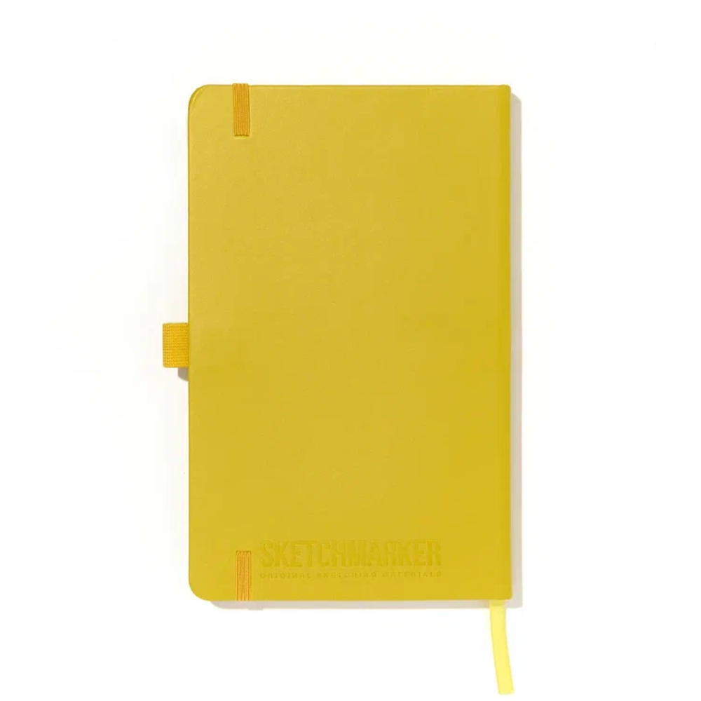 Скетчбук "Sketchmarker", 13х21 см, 140 г/м2, 80 листов, горчичный - 3