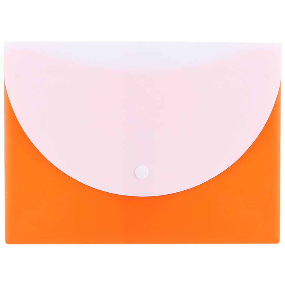 Папка-конверт на кнопке "Deli", A5, ассорти