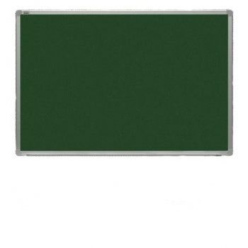 Магнитная доска зеленая в алюминиевой рамке