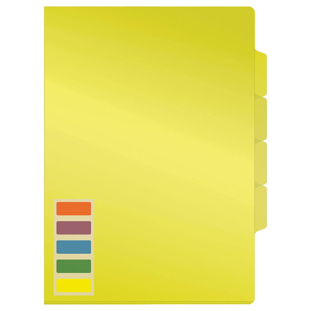 Папка-уголок "Стамм", А4, 150 мк, ассорти - 3